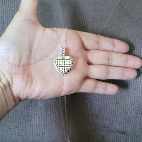 willowbird🪶 Silver🤍 Dotted Heart❤ Pendant Necklace - NWT - Picture 16 of 16